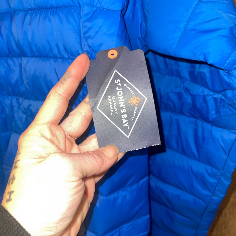 Nwt St John's Bay Packable Puffer Jacket - Picture 3 of 6